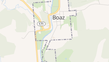 Boaz, Wisconsin map