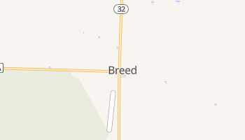 Breed, Wisconsin map