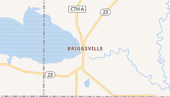 Briggsville, Wisconsin map