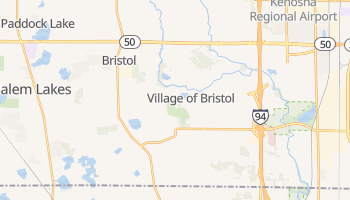 Bristol, Wisconsin map
