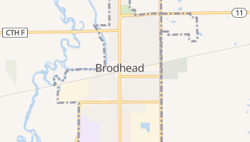 Brodhead, Wisconsin map