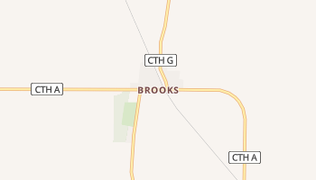 Brooks, Wisconsin map