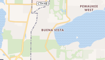 Buena Vista, Wisconsin map