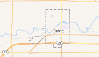 Cadott, Wisconsin map