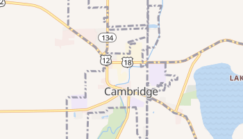 Cambridge, Wisconsin map