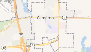 Cameron, Wisconsin map
