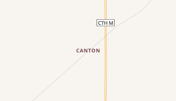 Canton, Wisconsin map