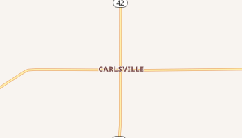 Carlsville, Wisconsin map