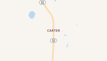 Carter, Wisconsin map