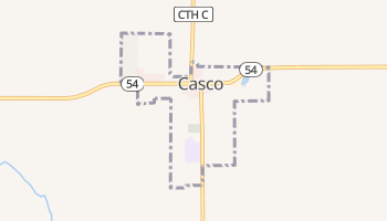 Casco, Wisconsin map