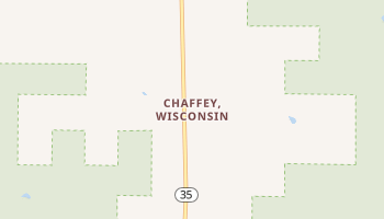 Chaffey, Wisconsin map
