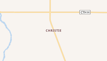 Christie, Wisconsin map