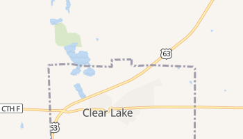 Clear Lake, Wisconsin map
