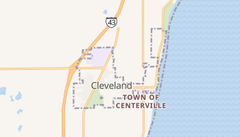 Cleveland, Wisconsin map