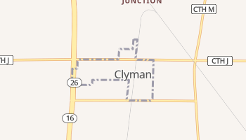 Clyman, Wisconsin map