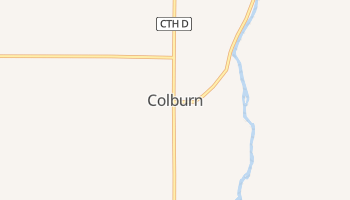 Colburn, Wisconsin map