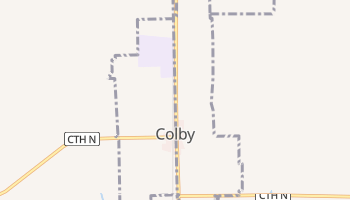 Colby, Wisconsin map