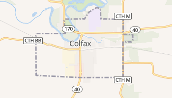 Colfax, Wisconsin map