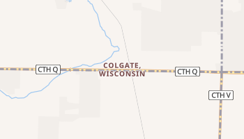 Colgate, Wisconsin map