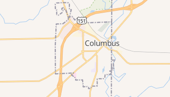 Columbus, Wisconsin map