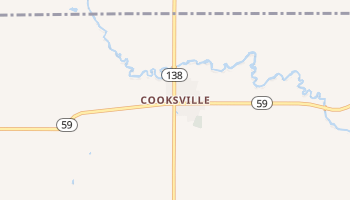 Cooksville, Wisconsin map