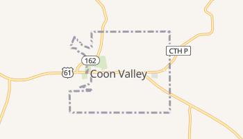 Coon Valley, Wisconsin map
