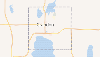 Crandon, Wisconsin map