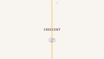 Crescent, Wisconsin map