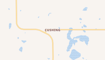Cushing, Wisconsin map