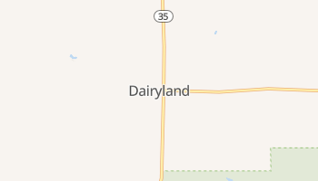 Dairyland, Wisconsin map