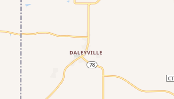 Daleyville, Wisconsin map