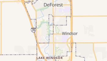 De Forest, Wisconsin map