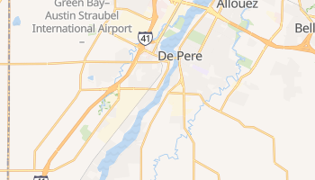 De Pere, Wisconsin map