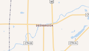 Deerbrook, Wisconsin map