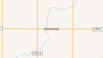 Doering, Wisconsin map