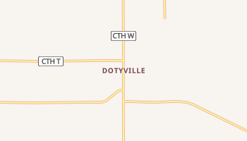 Dotyville, Wisconsin map