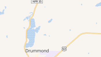 Drummond, Wisconsin map
