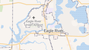 Eagle River, Wisconsin map