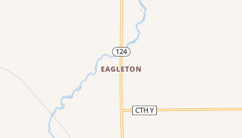 Eagleton, Wisconsin map