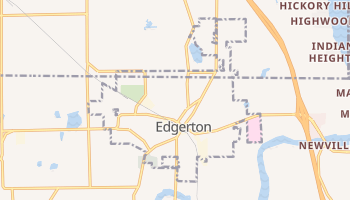 Edgerton, Wisconsin map