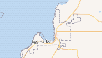 Egg Harbor, Wisconsin map