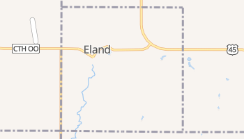 Eland, Wisconsin map