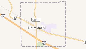 Elk Mound, Wisconsin map