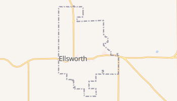 Ellsworth, Wisconsin map