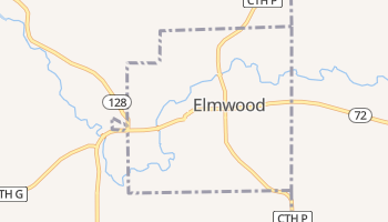 Elmwood, Wisconsin map