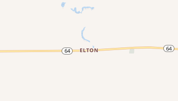 Elton, Wisconsin map