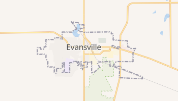 Evansville, Wisconsin map