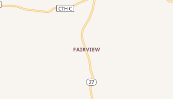 Fairview, Wisconsin map