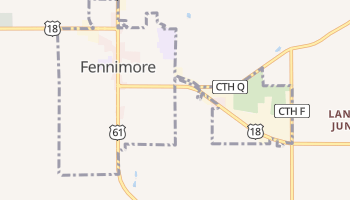 Fennimore, Wisconsin map