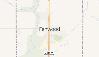 Fenwood, Wisconsin map